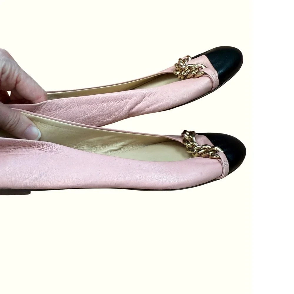 J. CREW Nora cap toe ballet flat 9 pink‎